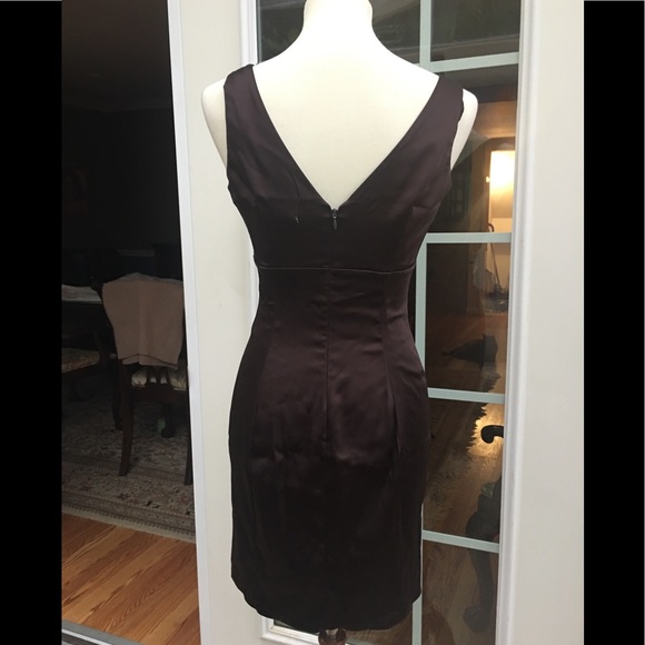Calvin Klein Satin SL Dress Size 2 - Picture 4 of 8